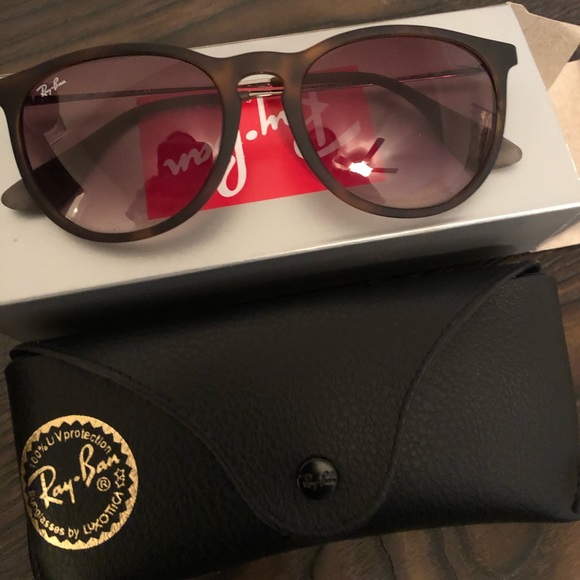 ray ban erika women's wayfarer sunglasses rubber havana 54mm ray ban erika women's wayfarer sunglasses rubber havana 54mm